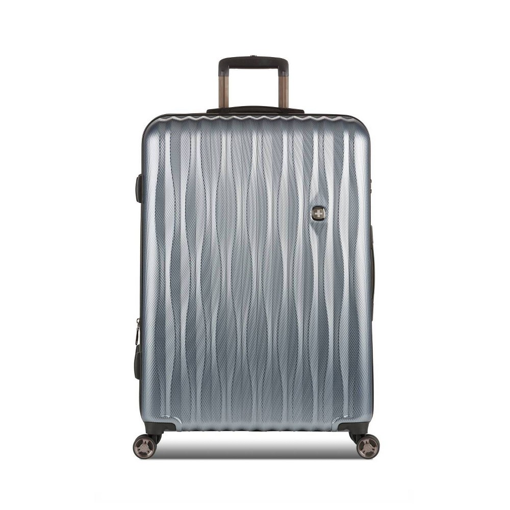 Photos - Travel Accessory Swiss Gear SWISSGEAR Energie Hardside Large Checked Spinner Suitcase - Iron Gray 