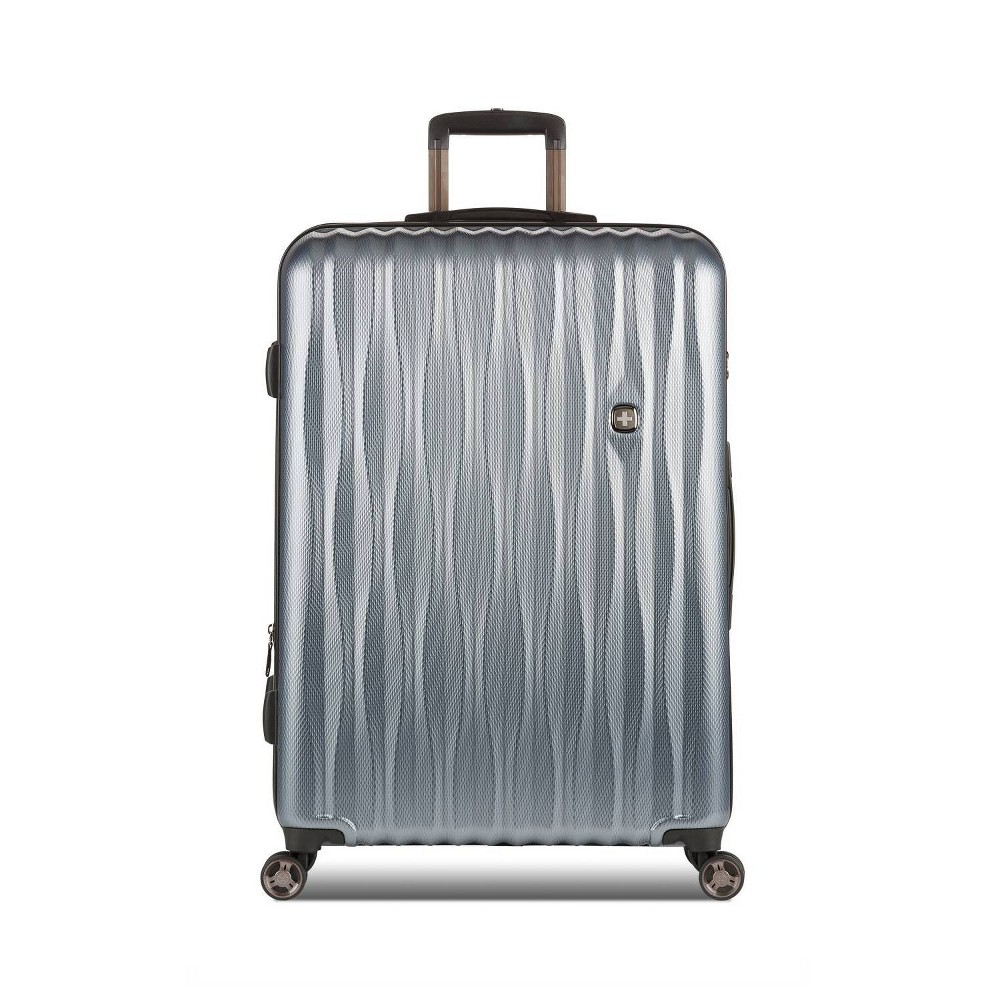 SWISSGEAR Energie Hardside Large Checked Spinner Suitcase The Shops at Willow Bend