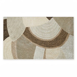 Stupell Industries Mystic Neutral Patterns Printed Outdoor Door Mat, design by Emma Peal, 18"x30" - 1 of 4