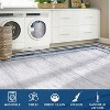 Washable Area Rug – Modern Minimalist Distressed Non-Slip Low Pile Stain-Resistant Floor Carpet for Living Room, Bedroom, Dining - 2 of 4