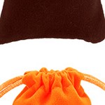 black, pink, orange, dark brown