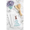 C&F Home Ate My Chocolate Embroidered Cotton Flour Sack Kitchen Towel - 2 of 4