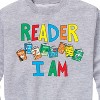 Boys' - Dr. Seuss - The Cat In The Hat Book Cover Reader I Am Graphic Long Sleeve Fleece Sweatshirt - 2 of 4