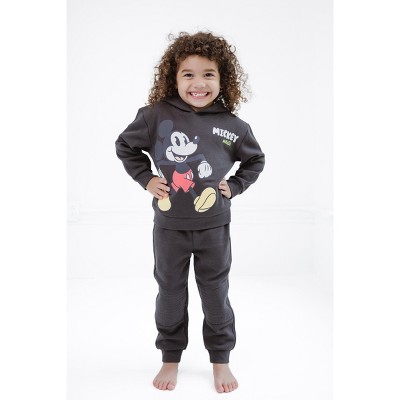 Disney Mickey Mouse Christmas Fleece Pullover Hoodie and Jogger Pants Outfit Set