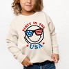 The Juniper Shop SmileyWorld Party in the USA Smiley Face Toddler Sweatshirt - 3 of 4
