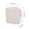 Unique Bargains Versatile Square Dots Travel Makeup Bag 1 Pc - 2 of 4