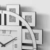 Wall Clock,Mirrored Wall Clock With Faux GemStones Inlay,Roman Numeral Wall Clock,Wall Clocks For Living Room-Cuddlewood - 3 of 4