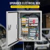 COZONY NEMA 4X Waterproof Steel Electrical Box, IP66 Dustproof, Outdoor/Indoor Electrical Junction Box, Lockable Junction Box - 2 of 4