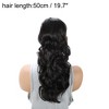 Unique Bargains Women's Big Wavy Ponytail Long Hair Hair Extensions High Temperature Fiber 19.7IN 1 Pc - 4 of 4
