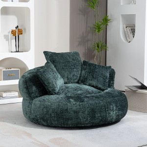 CAVINAS Bean Bag Chair Lazy Sofa Comfort Lounger with High Back Floor Chair with 3 Pillows for Adults and Kids - 1 of 4