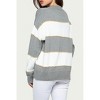 Women's TWO-TONE STRIPED CREWNECK SWEATER - &merci - 2 of 2