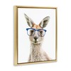 Stupell Industries Kangaroo Blue Hipster Glasses, 25" x 31" - 3 of 4