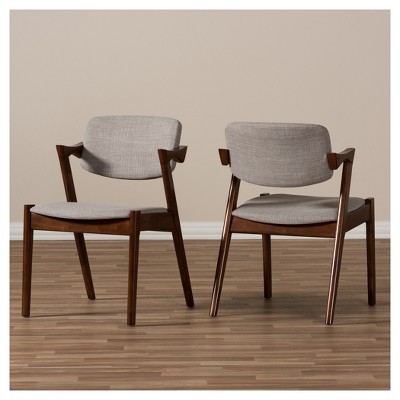 Scandinavian Style High-Back Cane & Wood Armchair in Brown