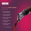 Innovine Drip Stop Pour Spout, Reusable Wine Pourer, Durable Construction with Rubber Base, Perfect for White and Red Wines, Barware, Set of 2 - 2 of 4