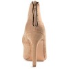 Journee Collection Womens Junniper Back Heel Zip High Stiletto Pointed Toe Pumps - 3 of 4