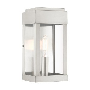 Livex Lighting York 1 - Light Wall Light in  Brushed Nickel - 1 of 2