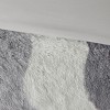 Sapphtopaz 2 PCS/3 PCS Ombre Shaggy Faux Fur Comforter Set,Bed Set with 1 Comforter,1 Sham,Bedding Set Machine Washable - 2 of 4
