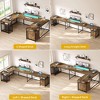 GustoWave U Shaped Desk with Storage Shelves, 79" Reversible L Shaped Desk, Corner Computer Desk with Monitor Stand and Drawers - 2 of 4