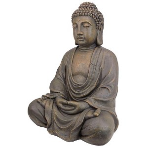 Design Toscano Meditative Buddha Of The Grand Temple - Large, Beige - 1 of 4