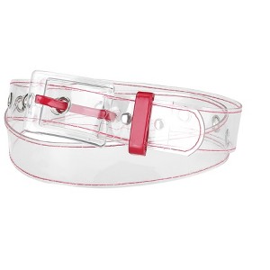 INSPIRE CHIC Womens Grommet Clear Waist Belt Plus Size Waist Belts for Jeans Dresses 1 Pc - 1 of 4