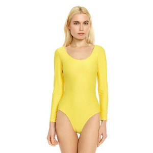 Leveret Womens Long Sleeve Leotard - 1 of 3