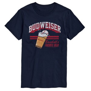 Men's - Budweiser - Cup Baseball Short Sleeve Graphic T-Shirt - 1 of 4