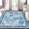 Modern Geometric Trellis Washable Area Rug - Non-Slip Low-Pile Indoor Carpet for Living Room, Bedroom, Dining Room & Office - 3 of 4