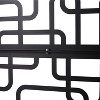 Vynxaria 76" Metal Privacy Screen - Freestanding Decorative Divider for Indoor & Outdoor Use - 4 of 4