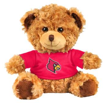 10" NCAA Louisville Cardinals Shirt Bear with Kit