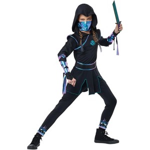 California Costumes Ninja Nightfire Girls' Costume - 1 of 2