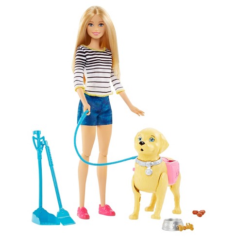 Barbie Walk And Potty Pup Doll And Playset Target