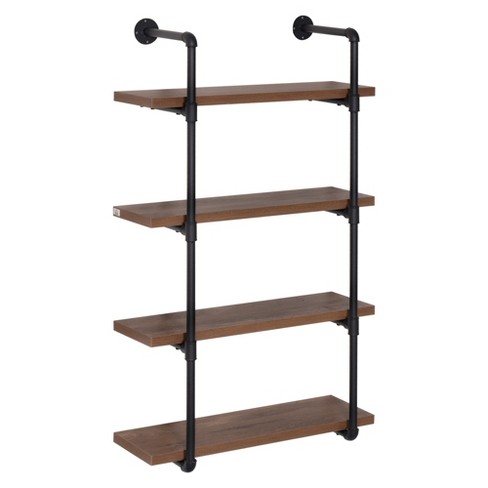 7 Shelf Industrial Style Shoe Rack Display Rack Bookcase With