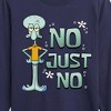Boys' - SpongeBob SquarePants - No Just No Long Sleeve Graphic T-Shirt - 2 of 4