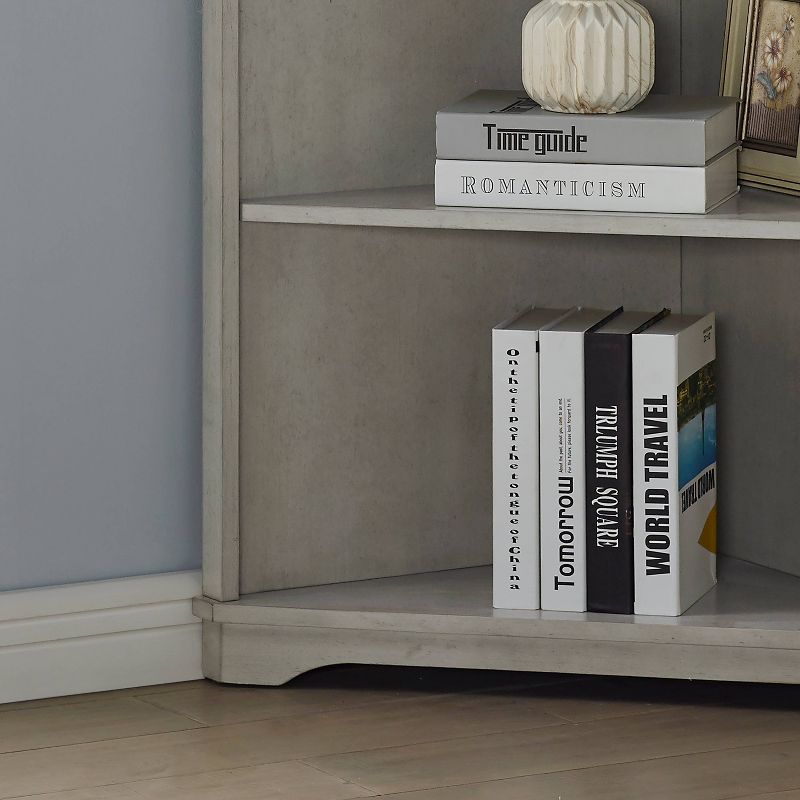 78" Dundrum 5 Shelf Corner Bookcase - HOMES: Inside + Out, 5 of 6