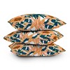 Sunflowers Outdoor Throw Pillow Orange/Blush - Deny Designs - 3 of 3
