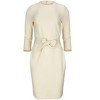 VENUS Womens Ponte Tie Waist Dress - 4 of 4