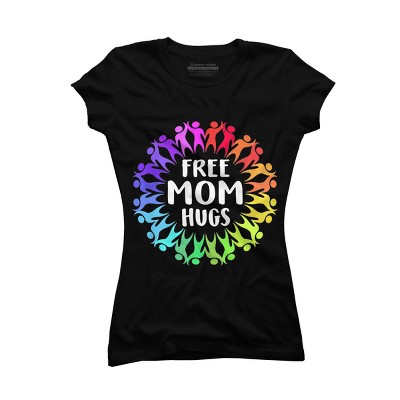 Adult Design By Humans Free Mom Hugs Pride Circle of People By adamle1987 T-Shirt