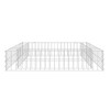 vidaXL Gabion Raised Bed Patio Basket Planter Outdoor Garden Galvanized Steel - 39.4" x 39.4" x 7.9" - 2 of 4