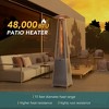 Pamapic 42,000 BTU Residential Propane Patio Heater with Cover - 3 of 4