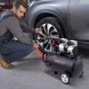 VEVOR Air Compressor, 8 Gallon Steel Tank,1HP 2.2 CFM@90 PSI Oil Free Air Compressor & Max. 120PSI Pressure,80dB Ultra Quiet Portable Compressor,Black - 2 of 4