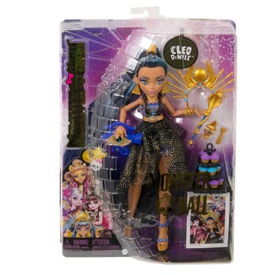 Модная кукла Monster High Клео Де Нил в праздничном платье Monster Ball с аксессуарами, изображение 6 из 7 слайдов