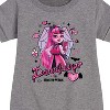 - Mattel - Draculaura Spider Webs Graphic Short Sleeve Fleece Dress - 2 of 4