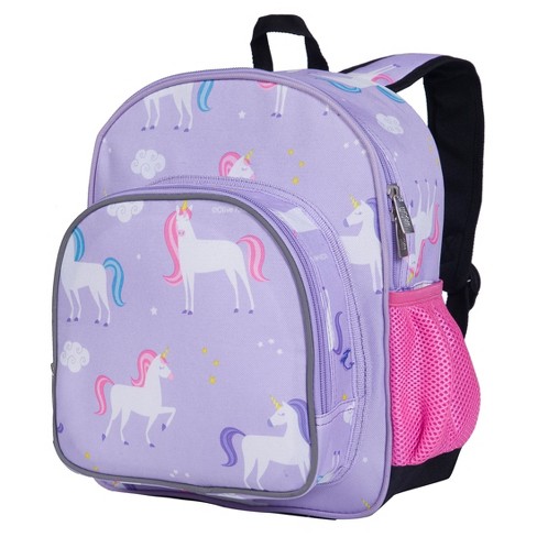 Wildkin 12-Inch Kids Backpack , Perfect for Daycare and Preschool, Ideal  for School & Travel Toddler Backpacks (Rainbow Unicorns)