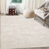 Washable Modern Solid Living Room Rugs, Abstract Indoor Contemporary Floor Carpet for Bedroom Dining Room - 2 of 4