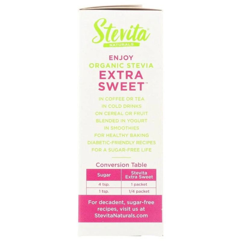 Stevita Organic Extra Sweet Stevia Packets - .13 oz, 3 of 7