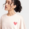 Women's Valentine's Day Graphic French Terry Crewneck Sweatshirt - JoyLab™ - image 4 of 4