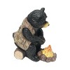 Transpac Resin 4.5 in. Multicolor Spring Bear with Fire Fig - 2 of 4