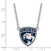 Black Bow Jewelry Sterling Silver Florida Panthers NHL Necklace 18 Inch - 2 of 4