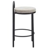 Zuo Sisal Counter Stool (Set of 2) Beige Tweed - 3 of 4