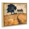Stupell Industries Impressionist House on Hilltop Floating Frame Canvas Art - 2 of 4